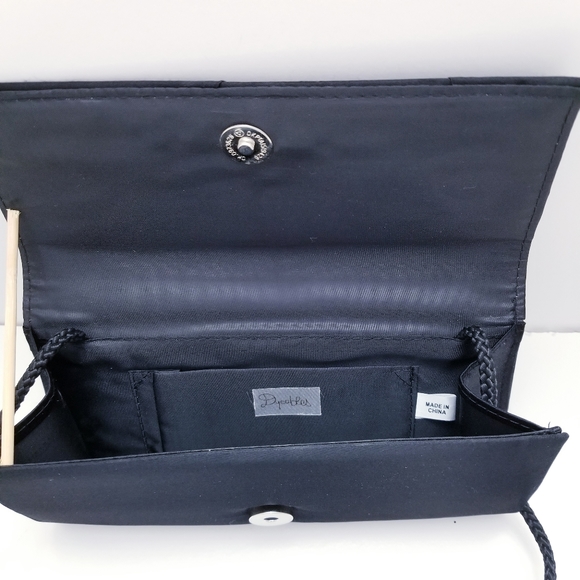 Black Evening Crossbody Party Bag. NWOT. Dycobles - Picture 4 of 5